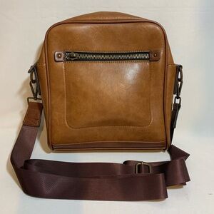 Aldo brown crossbody messenger bag
